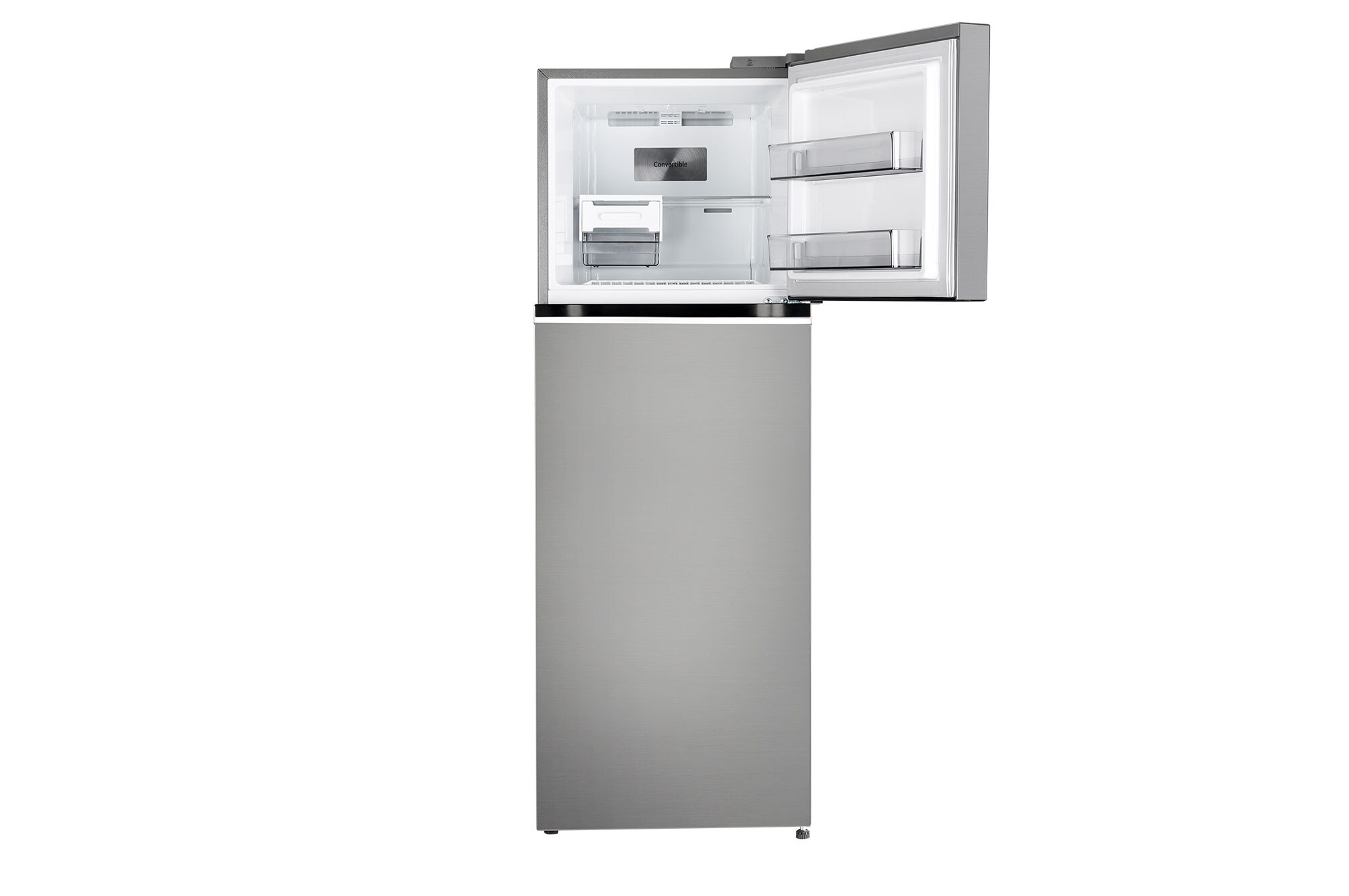 LG 343L Double Door Refrigerator, Convertible, Smart Diagnosis™, Shiny Steel, 2 Star - GLT3426SNPZ - official product view