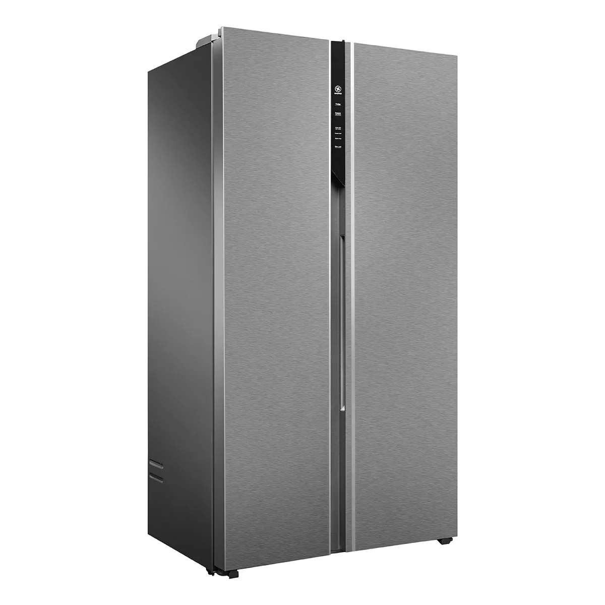 Haier 602L 2-Door Side by Side Refrigerator Wi-Fi Shiny Silver 3 Star - official product view