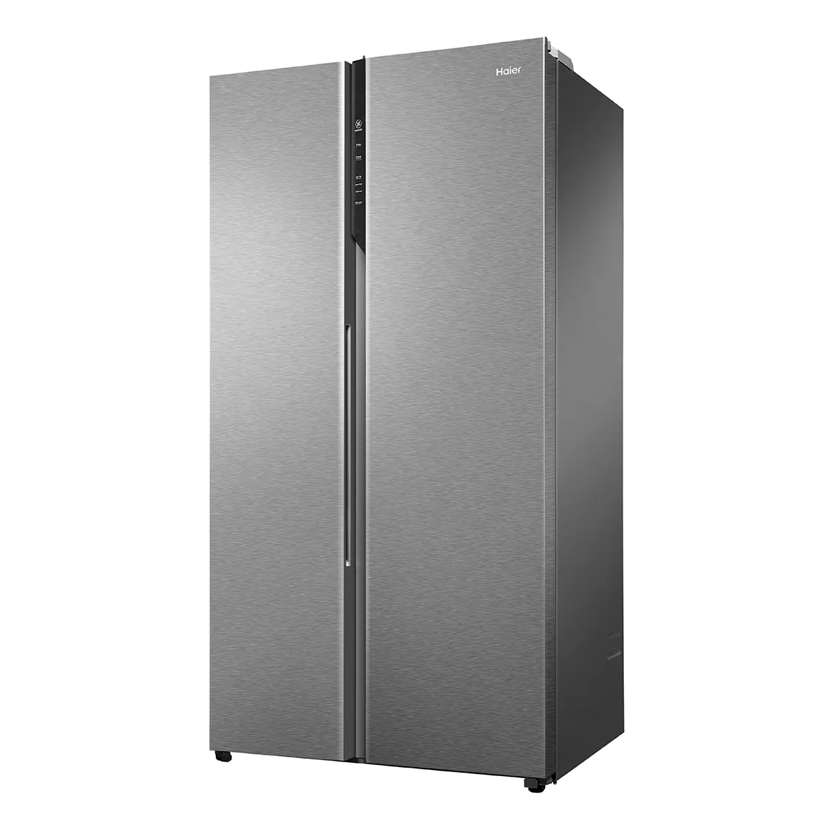 Haier 602L 2-Door Side by Side Refrigerator Wi-Fi Shiny Silver 3 Star - official product view