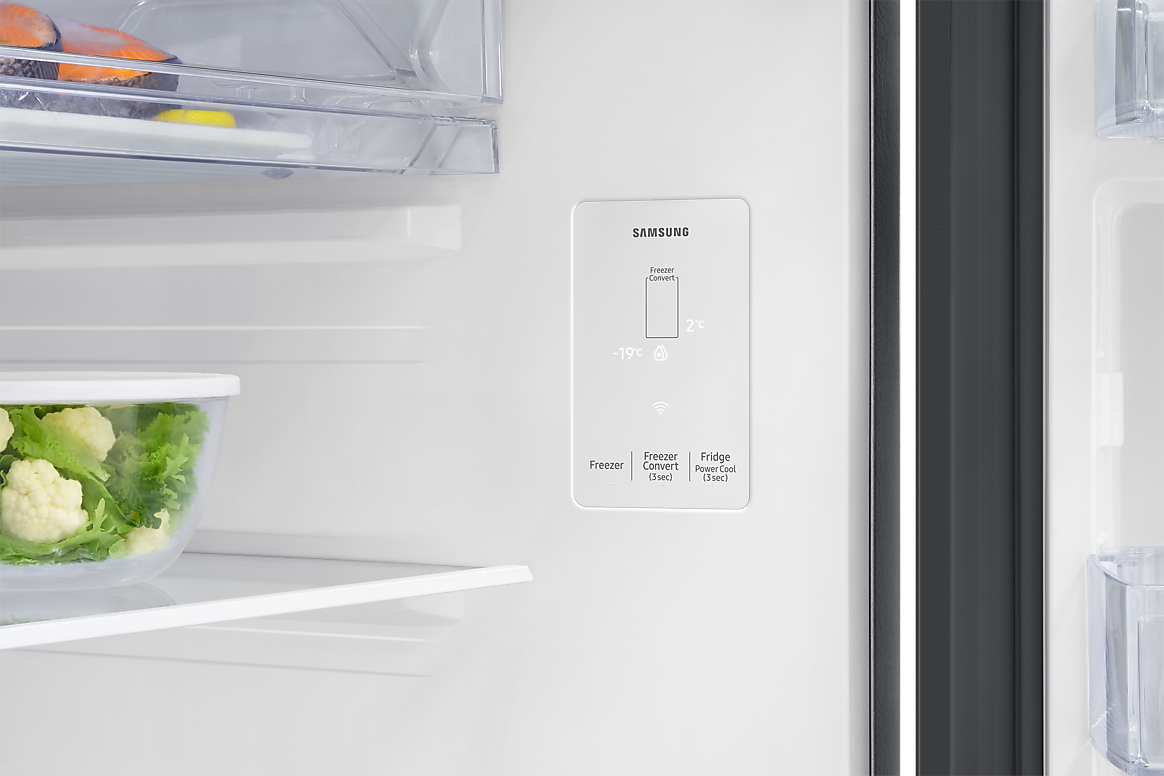 350 L Double Door Refrigerator with Bespoke AI, 2★ RT38HG5A42BX - official product view