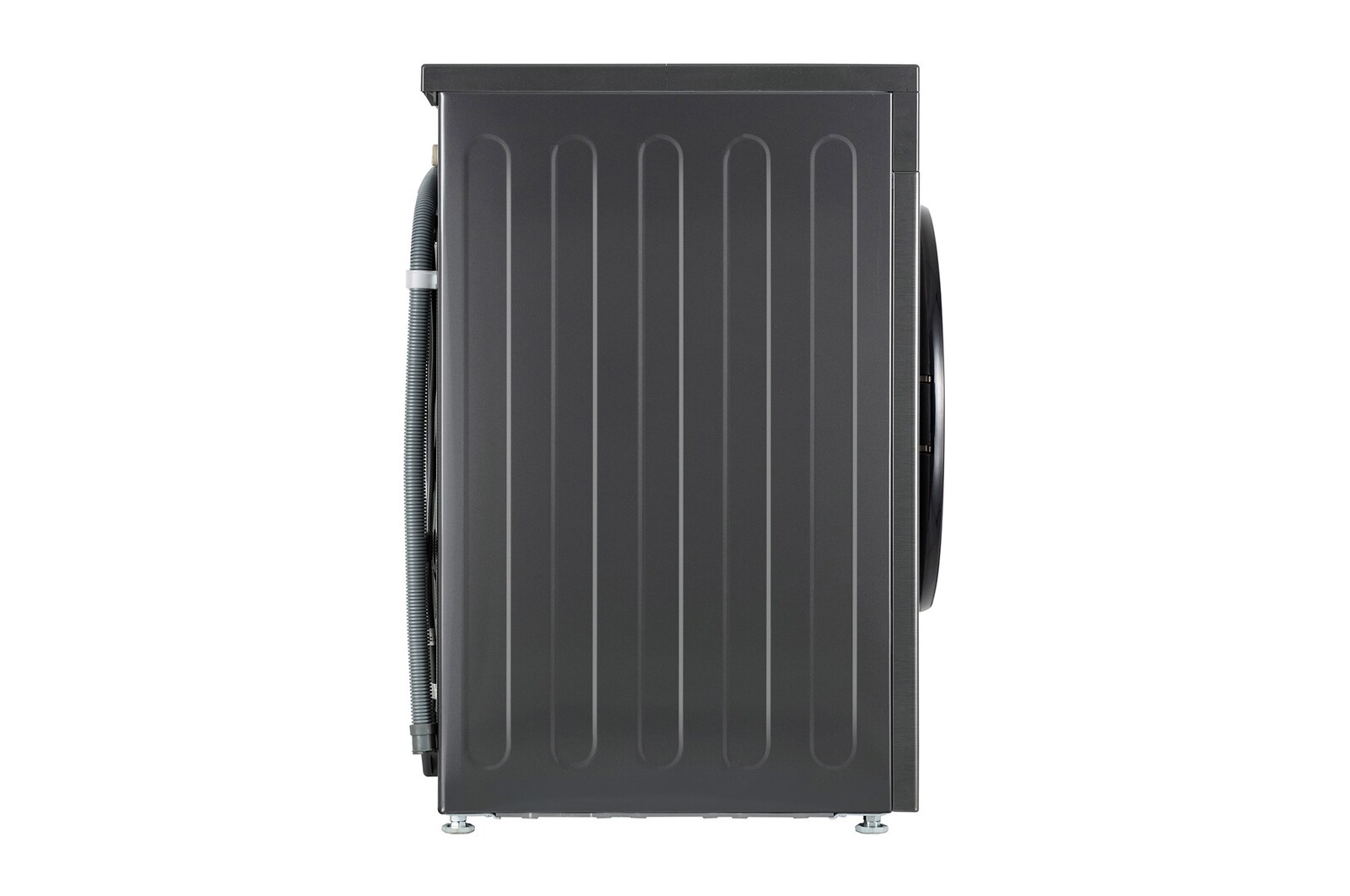 LG 9 Kg Front Load Washing Machine with Inverter Direct Drive™, Steam Wash, Middle Black, 5 Star - official product view