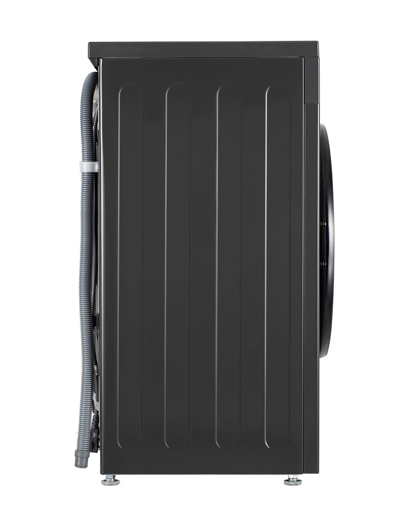 LG 9 Kg Front Load Washing Machine with Inverter Direct Drive™, Steam Wash, Middle Black, 5 Star - official product view