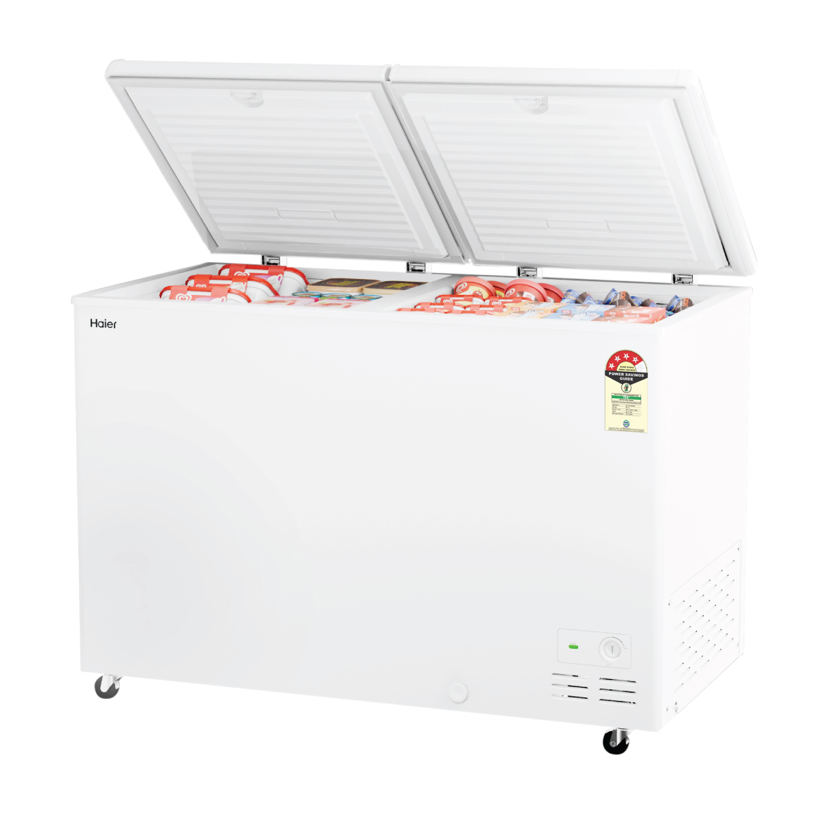 320Litres, 5 Side Freezing - Double Door Hard Top Convertible Deep Freezer - official product view