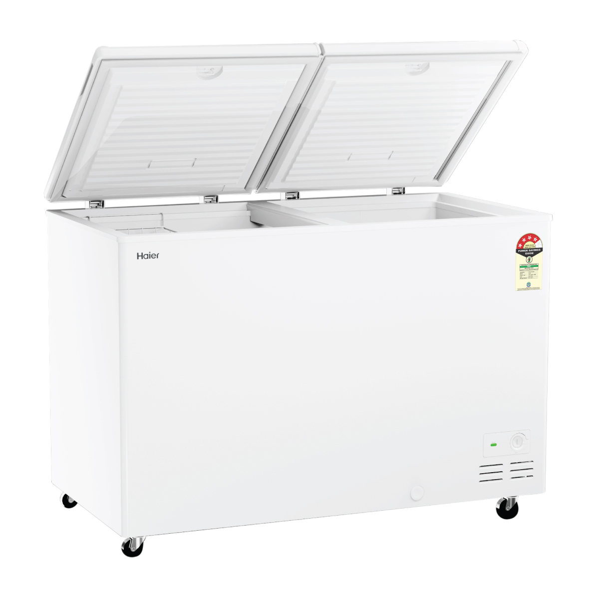 320Litres, 5 Side Freezing - Double Door Hard Top Convertible Deep Freezer - official product view