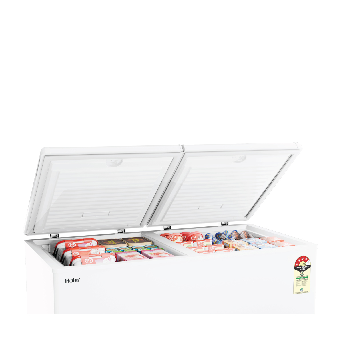 320Litres, 5 Side Freezing - Double Door Hard Top Convertible Deep Freezer - official product view