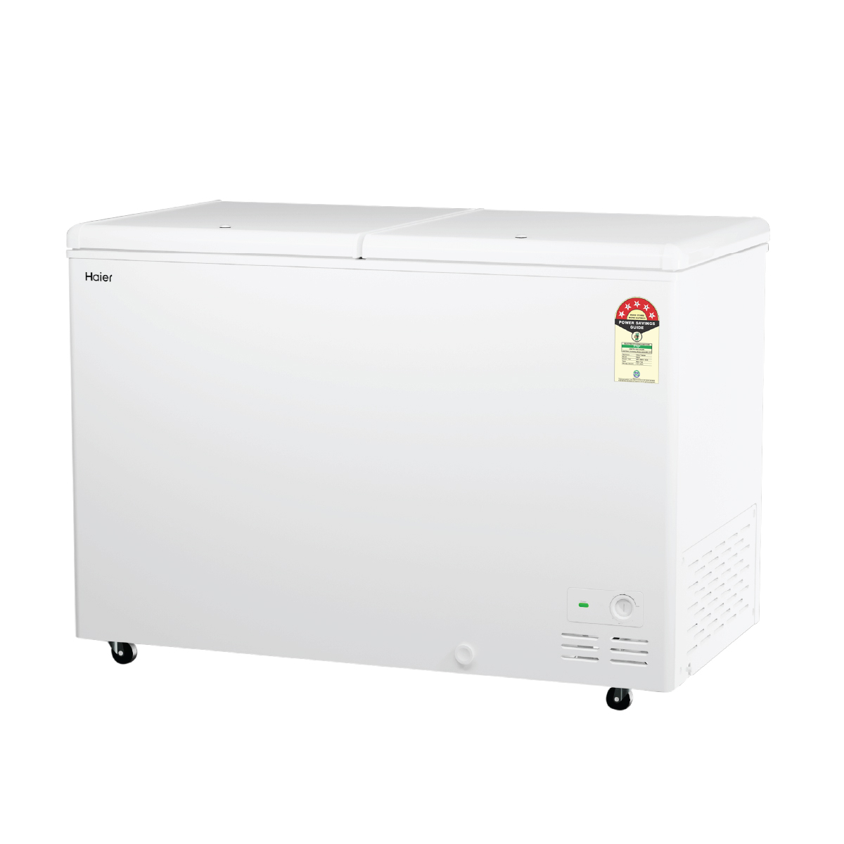 Haier 500 Ltr Double door- White Colour Convertible Hard top Freezer - official product view