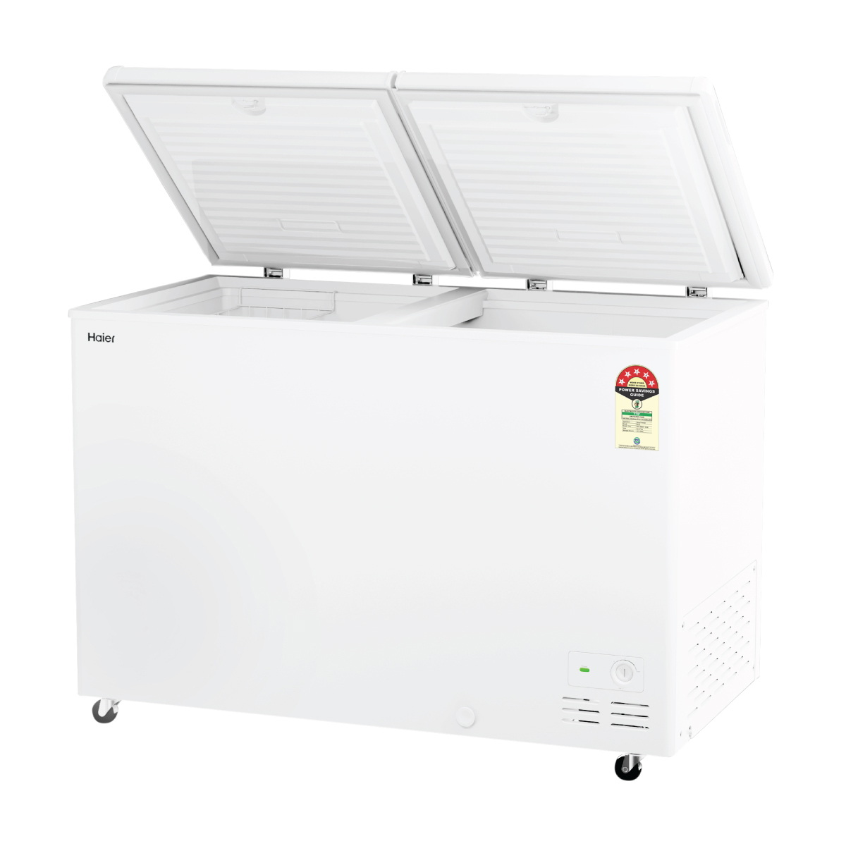 588 Litres, 5 Star - Double door Hard Top Convertible Deep Freezer - official product view