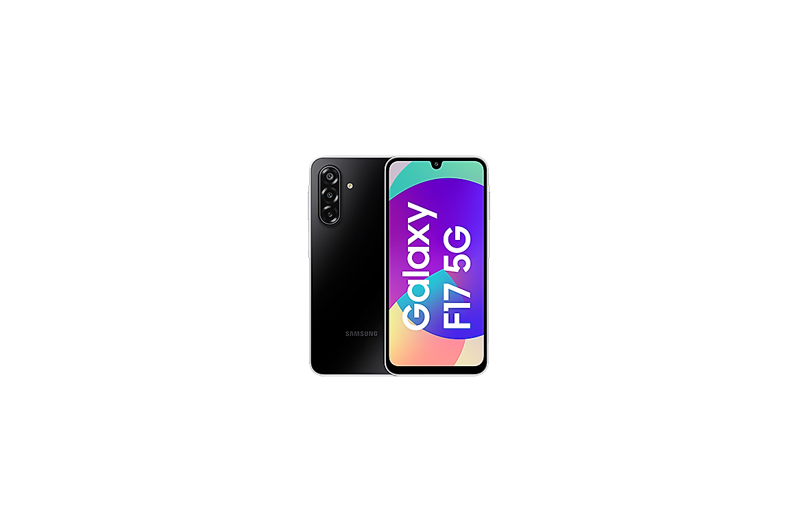 Samsung Galaxy F17 5G 6GB/128GB Black - official product view