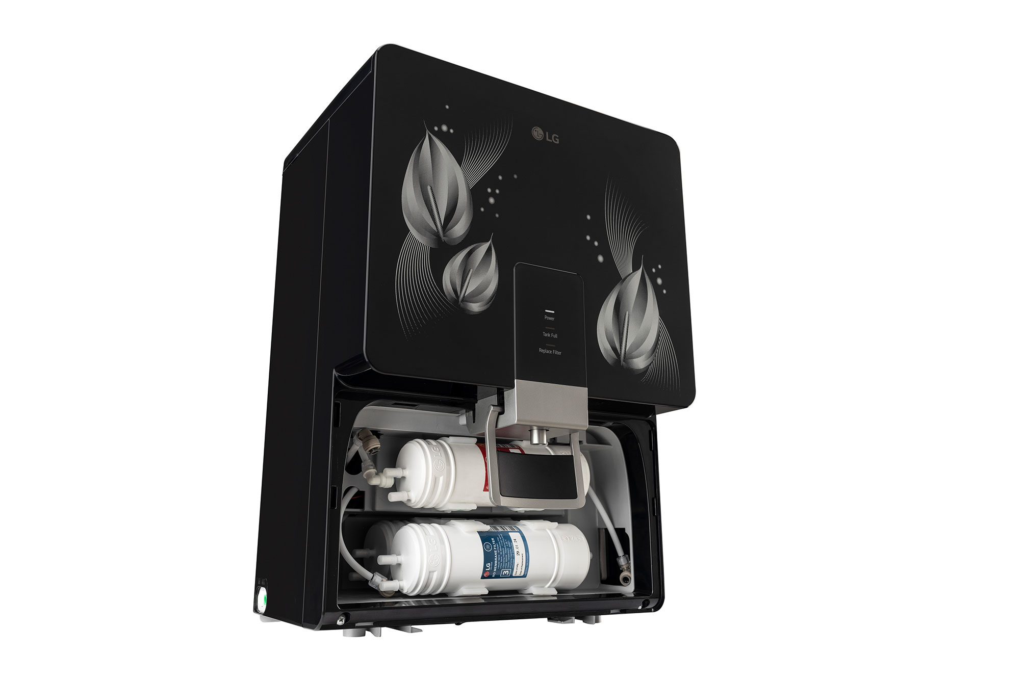 LG 8L RO+Mineral Booster Water Purifier with Steel Tank, Black - WW146RTLB | LG India - official product view