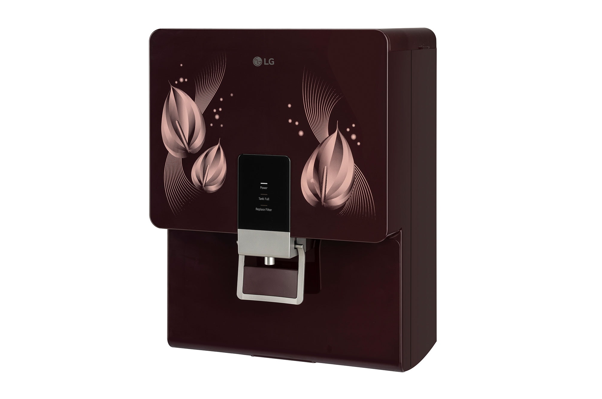 LG 8L RO+Mineral Booster Water Purifier with Steel Tank, Crimson Red - WW146RTLC | LG India - official product view