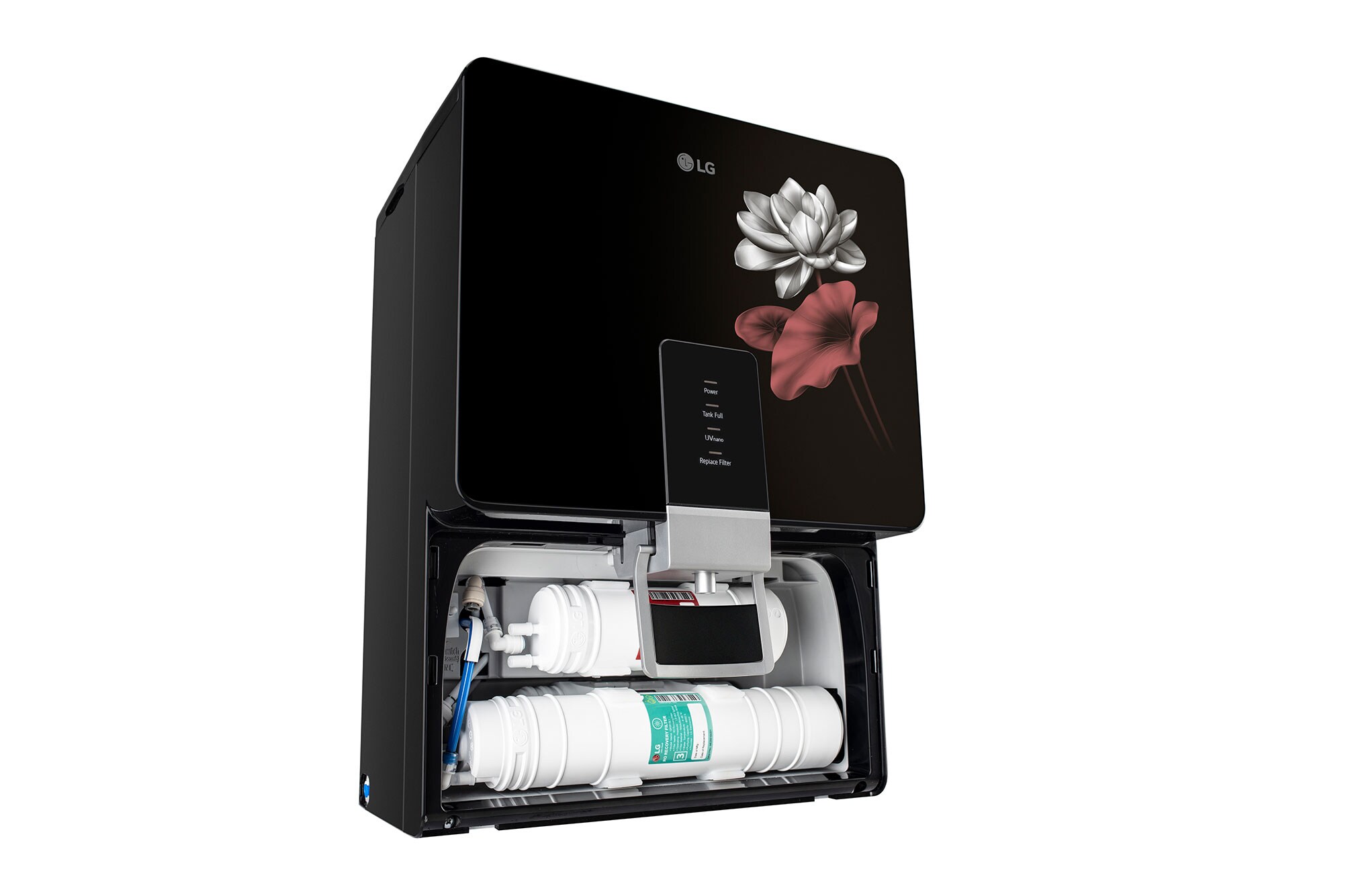 LG 8L RO+UV+Mineral Booster Water Purifier with Steel Tank, Black - WW156RTTB | LG India - official product view