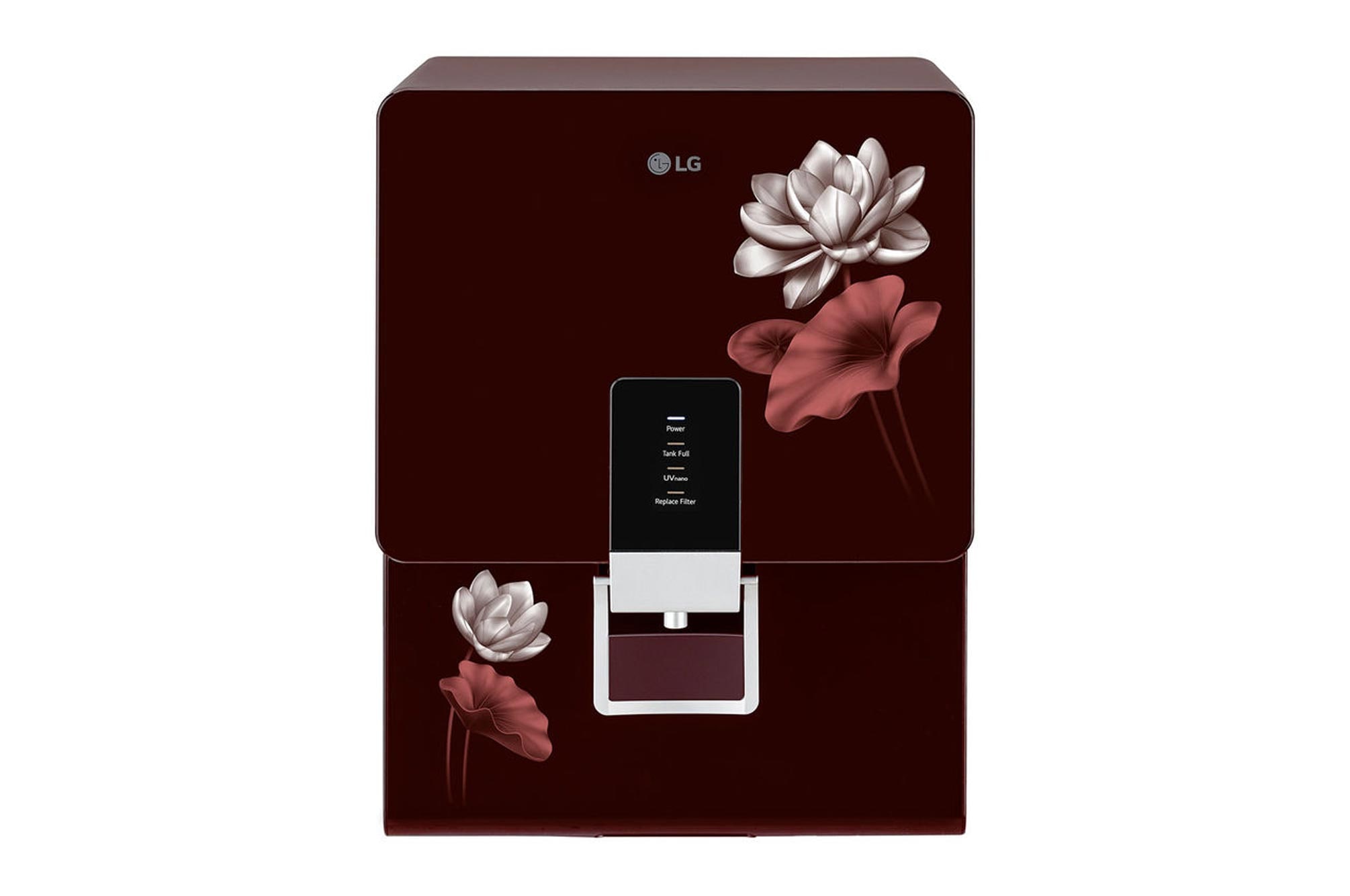 LG 8L RO+UV+Mineral Booster Water Purifier with Steel Tank, Crimson Red - WW156RTTC | LG India - official product view