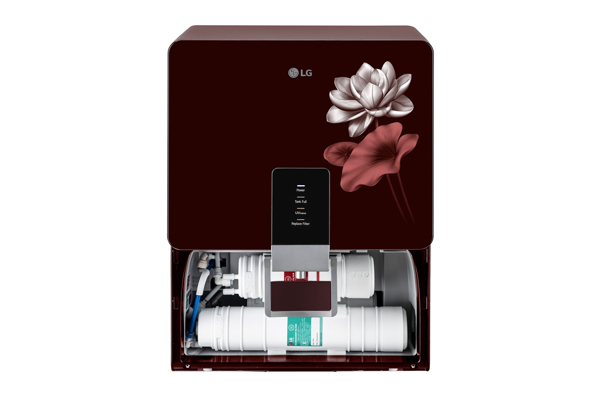 LG 8L RO+UV+Mineral Booster Water Purifier with Steel Tank, Crimson Red - WW156RTTC | LG India - official product view