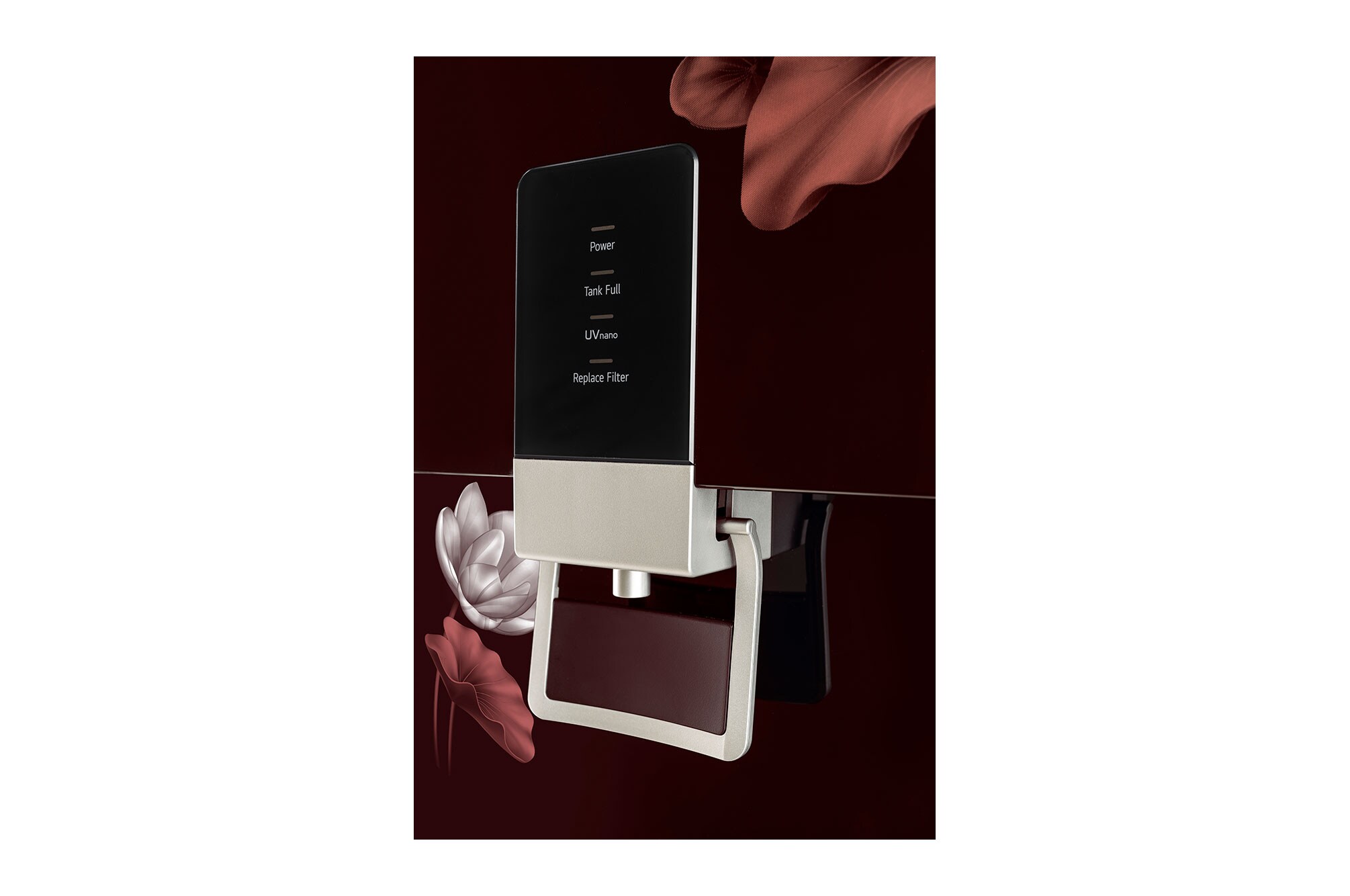 LG 8L RO+UV+Mineral Booster Water Purifier with Steel Tank, Crimson Red - WW156RTTC | LG India - official product view