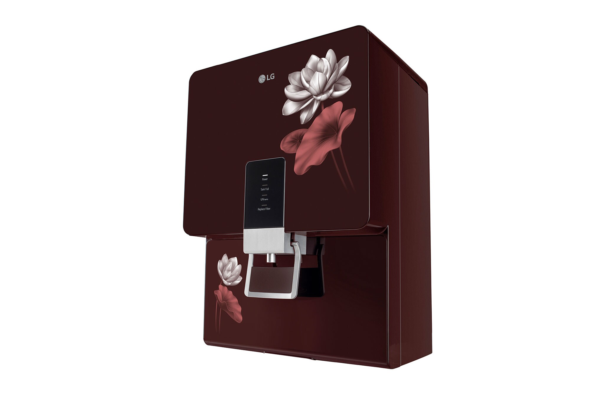 LG 8L RO+UV+Mineral Booster Water Purifier with Steel Tank, Crimson Red - WW156RTTC | LG India - official product view