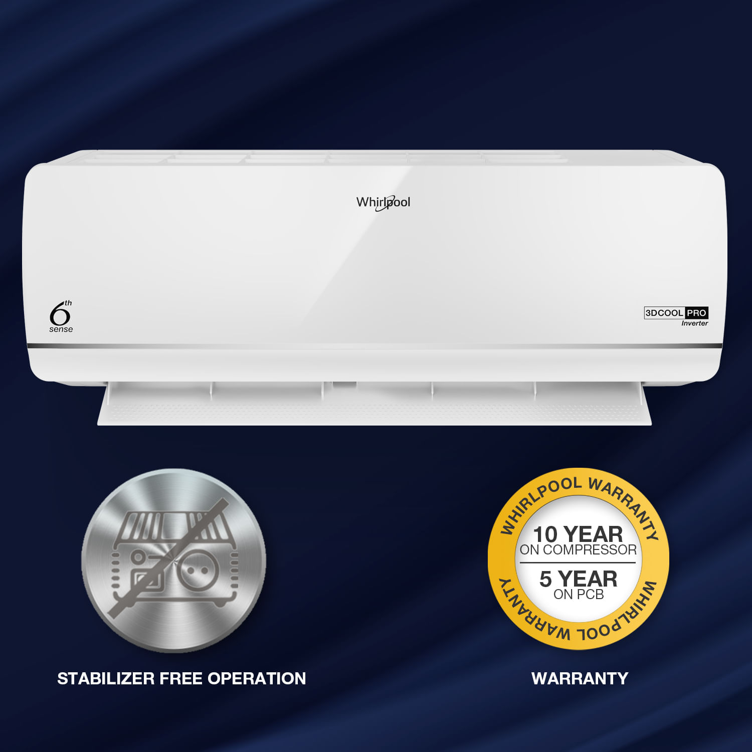 3DCool Pro 1.5T 3 Star Inverter Split Air Conditioner - 2026 Model - manufacturer product information