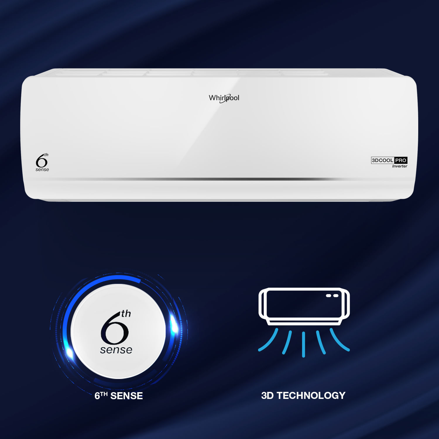 3DCool Pro 1.5T 5 Star Inverter Split Air Conditioner - 2026 Model - manufacturer product information