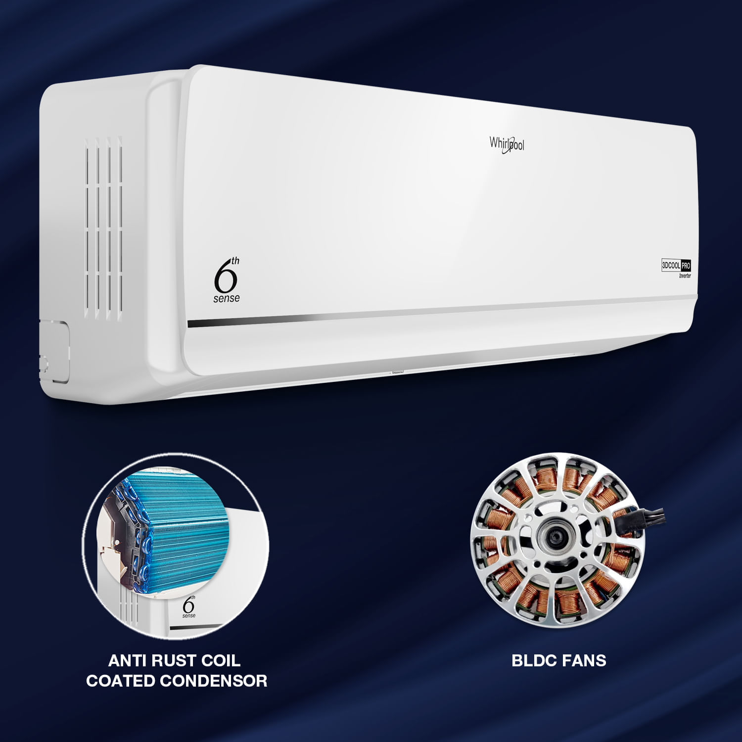 3DCool Pro 1.5T 5 Star Inverter Split Air Conditioner - 2026 Model - manufacturer product information