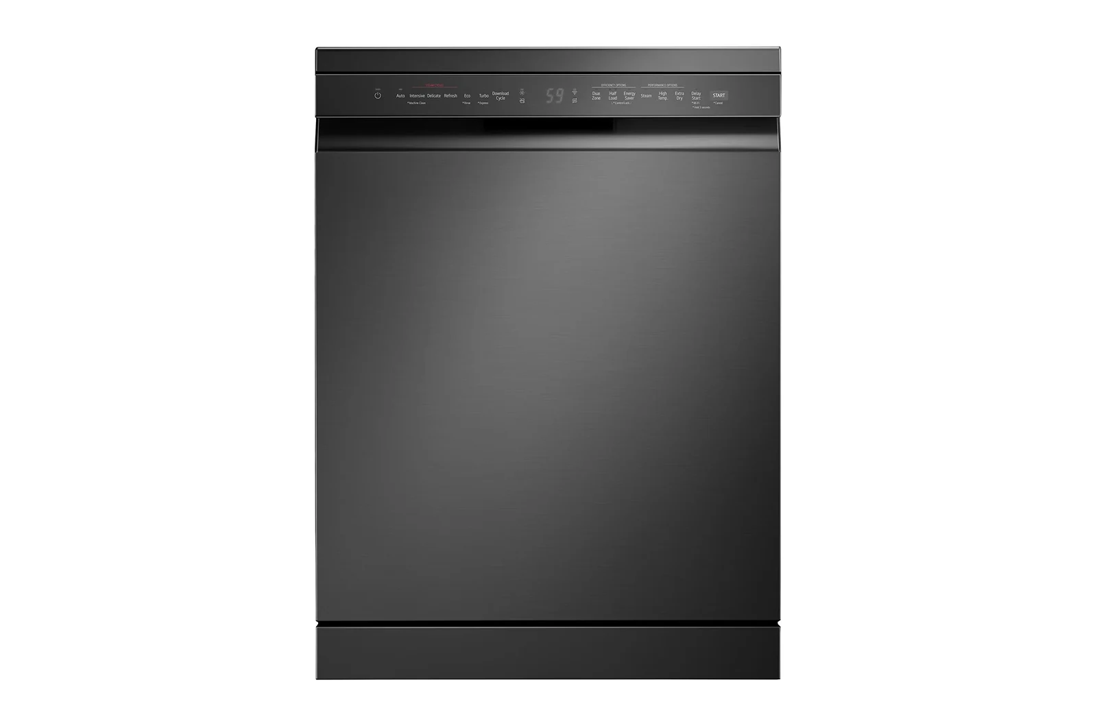 LG Dishwasher, TrueSteam, 15 Place Setting, QuadWash, EasyRack, ThinQ (Wi-Fi), Auto Open Dry, Matte Black