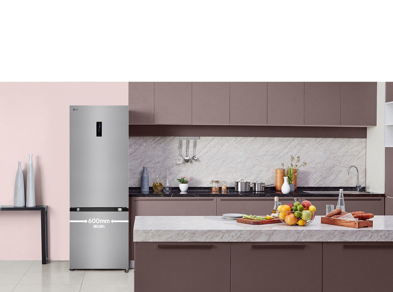 LG 340L Bottom Freezer Refrigerator, Door Cooling+™, Wi-Fi Convertible, E-Micom, Shiny Steel, 2 Star: Product feature