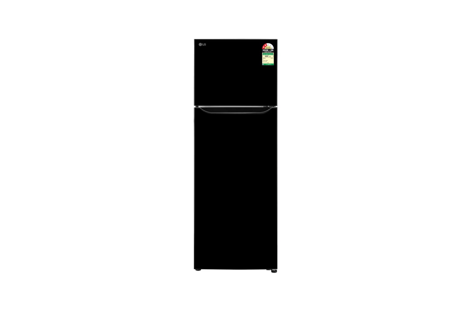 LG 288 L Double Door Refrigerator, Convertible, Smart Inverter Compressor, Ebony Sheen, 2 Star