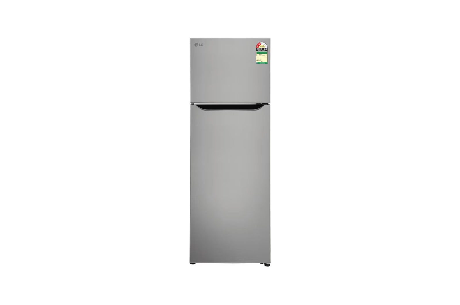 LG 288 L Double Door Refrigerator, Smart Inverter Compressor, Convertible, Shiny Steel, 2 Star