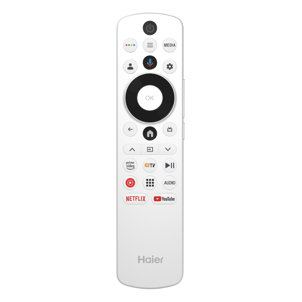 Haier 32 inch HD Google TV H32K85GX: Controls and remote