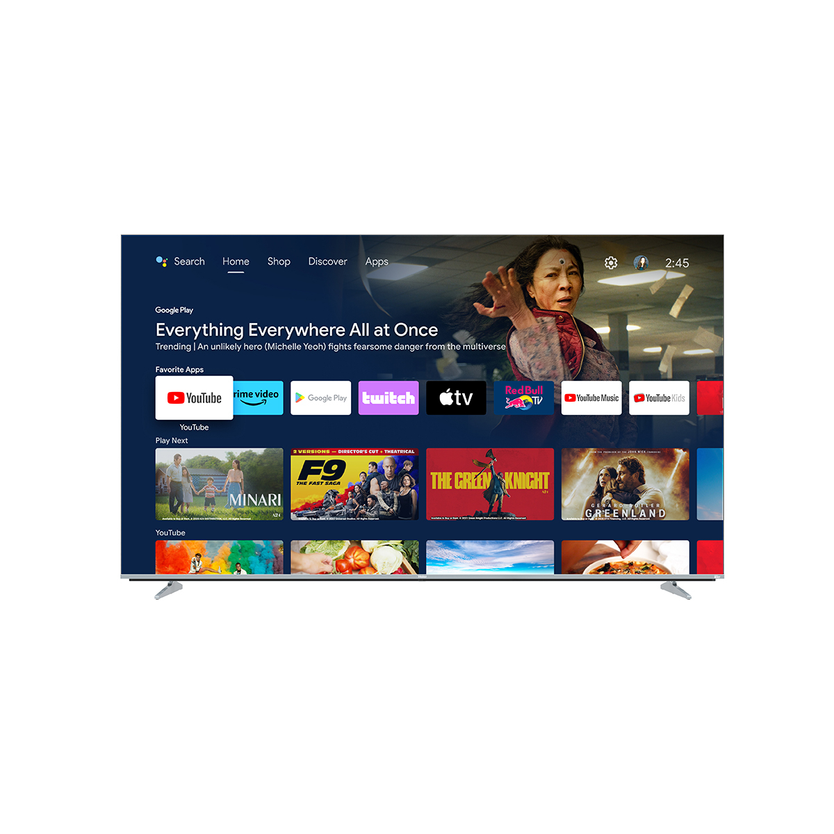 Haier H55M80FUX-Mini LED M80F Series139 cm (55) 4K Ultra HD Smart Google TV | Sound by KEF -H55M80FUX (2025): Product feature