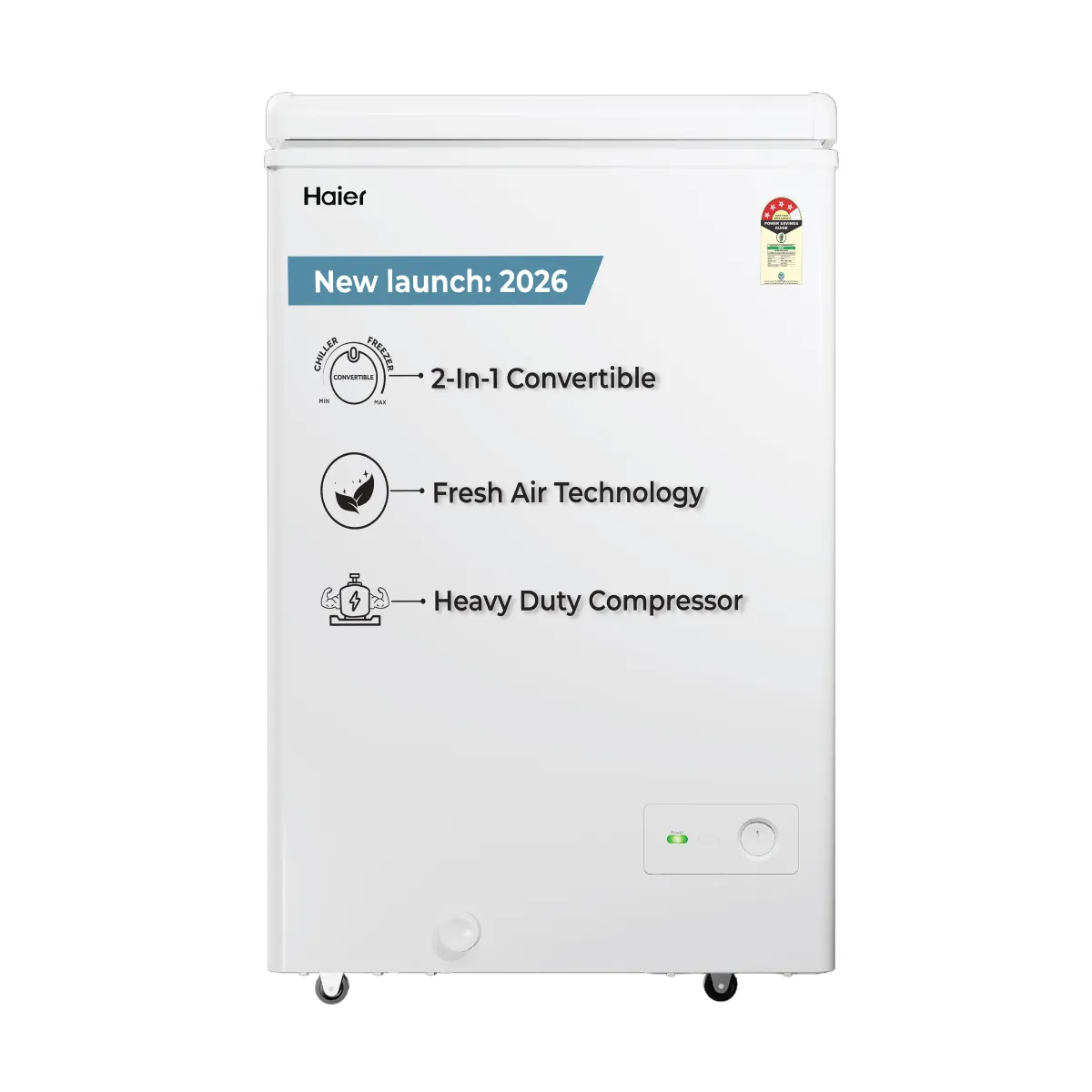 145L, Single Door Hard Top Convertible Deep Freezer: Product feature