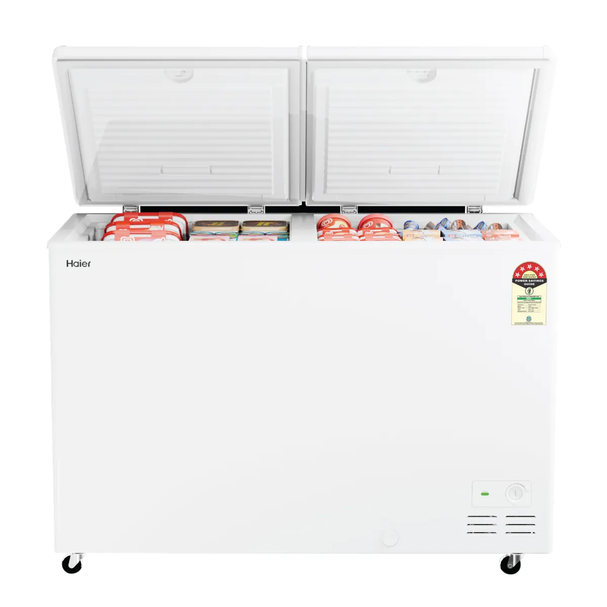 588 Litres, 5 Star - Double door Hard Top Convertible Deep Freezer