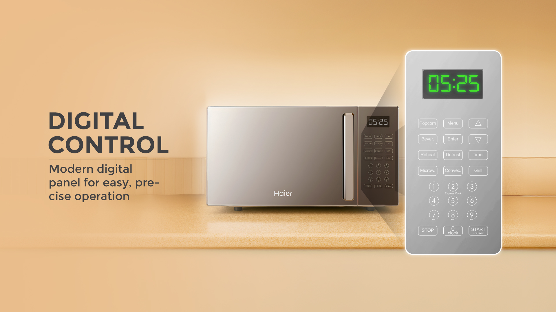 Haier 20 L Convection Microwave Oven HIL2001CSSH: Product feature