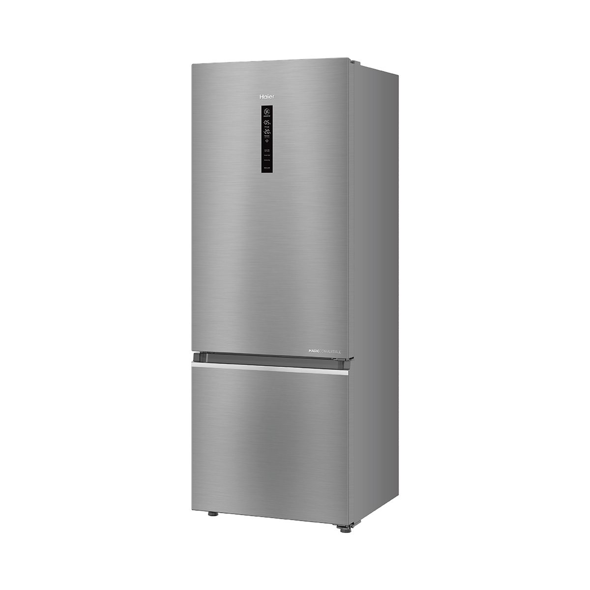 Haier 445L Bottom Mount Refrigerator Inox Steel 2 Star