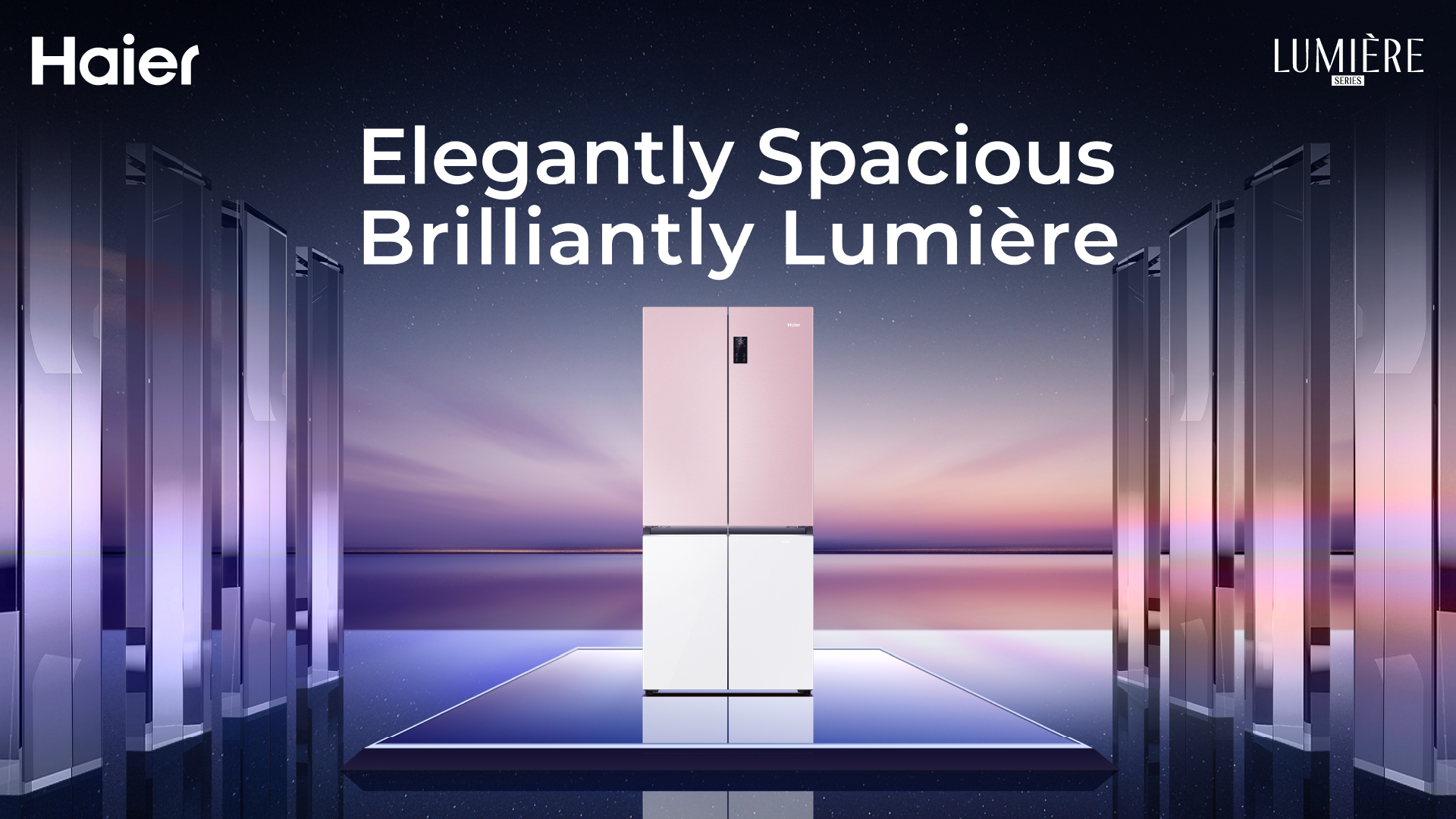 Haier Lumiere 520L Rosette White 4 Door Convertable Refrigerator: Product feature