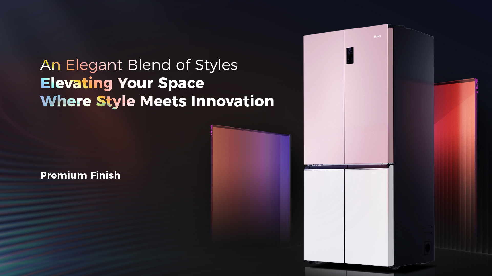 Haier Lumiere 520L Rosette White 4 Door Convertable Refrigerator: Product feature