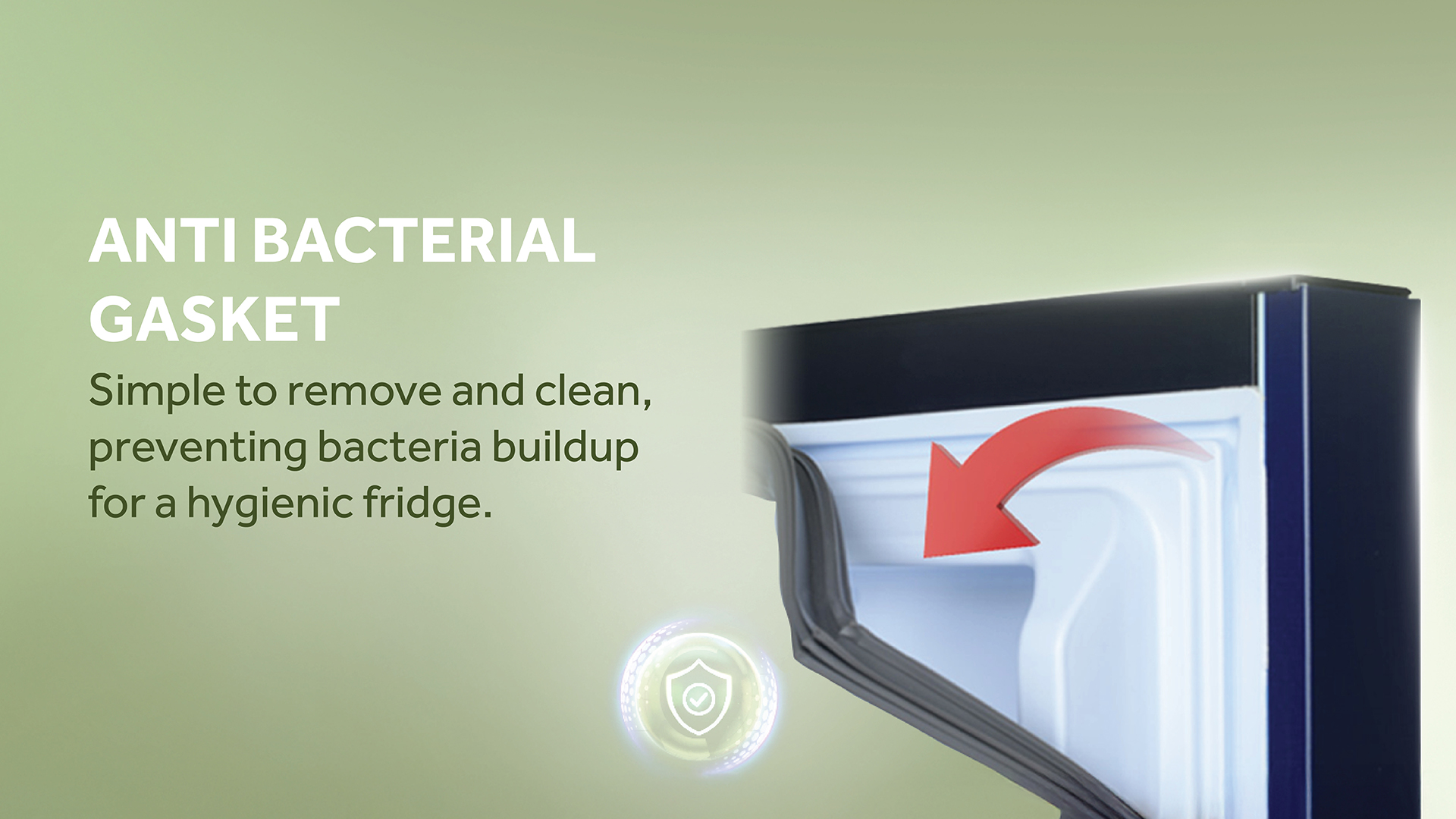 Haier 190L 2 Star Teal Sienna Direct Cool Single Door Refrigerator with Base Drawer: Product feature