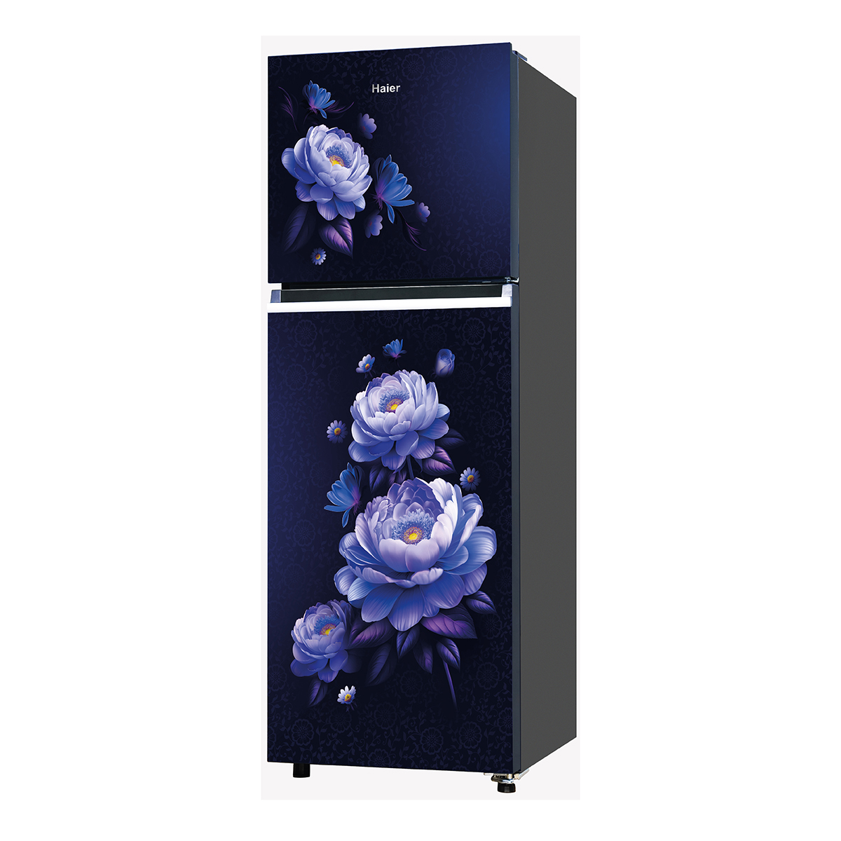 Haier 240L Frost Free Double Door Refrigerator Flat Door Marine Blossom 2 Star