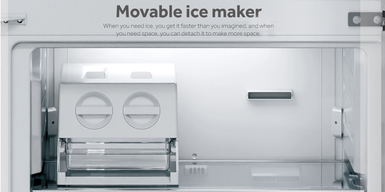 Haier 328L 2 Star Nickel Steel Frost Free Top Mount Refrigerator: Product feature