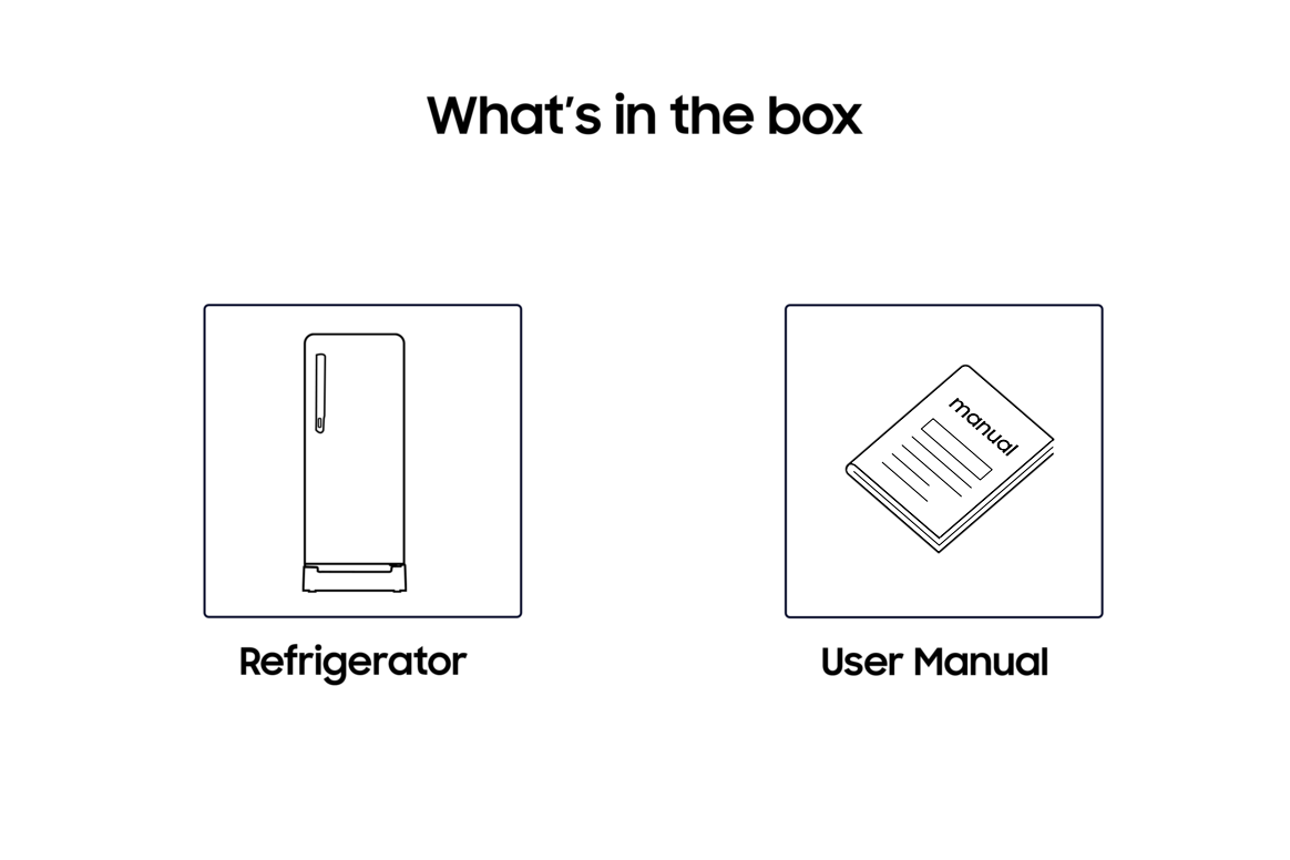183 L Single Door Refrigerator with Stylish Grandé Design, 3★ RR20H1823WB - feature_diagram
