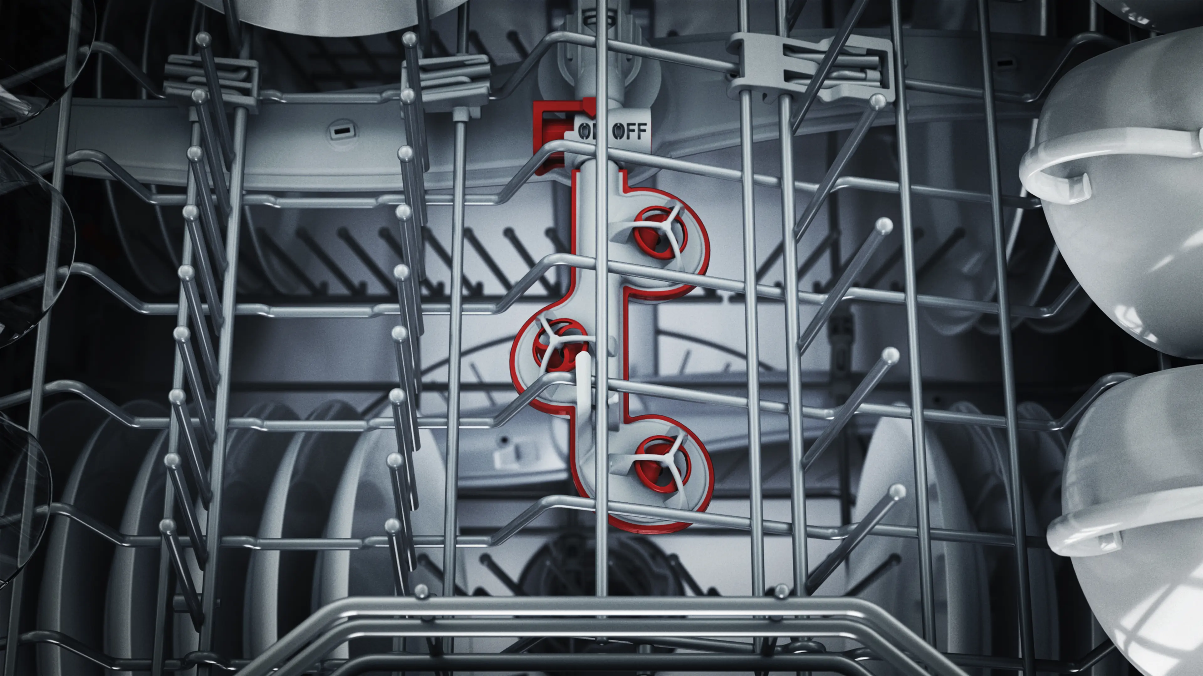 Bosch Series 6 free-standing dishwasher SMS6HMI00I: Product feature