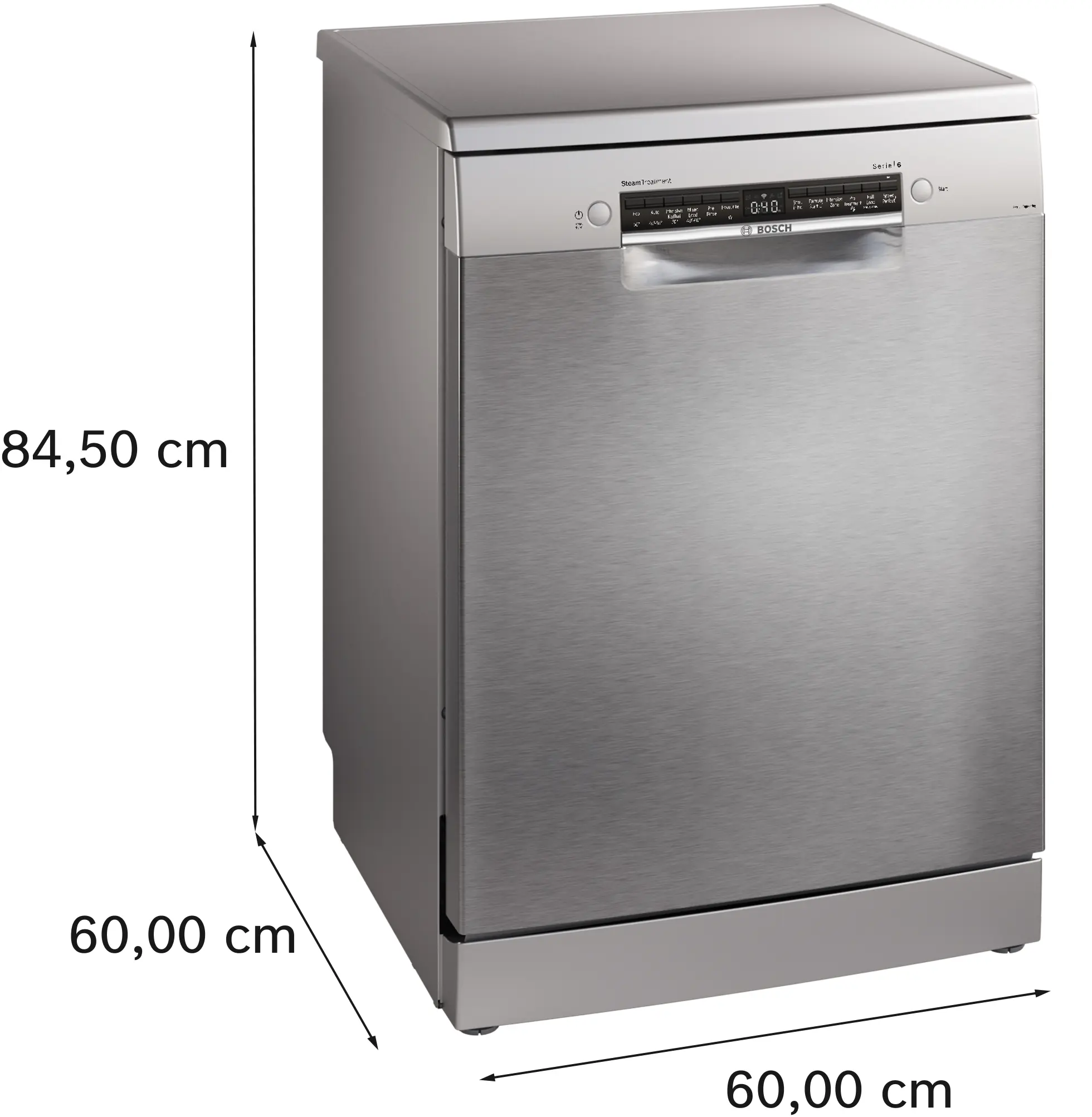 Bosch Series 6 free-standing dishwasher SMS6HMI01I: Product feature