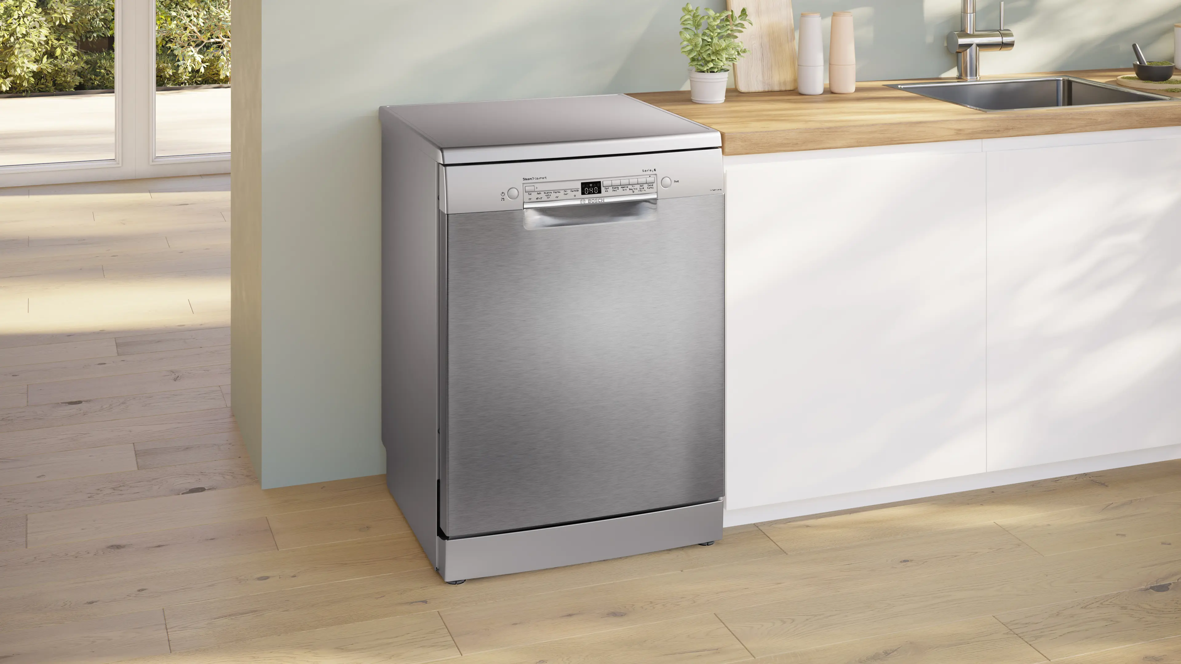 Bosch Series 6 free-standing dishwasher SMS6IKI01I: Product feature