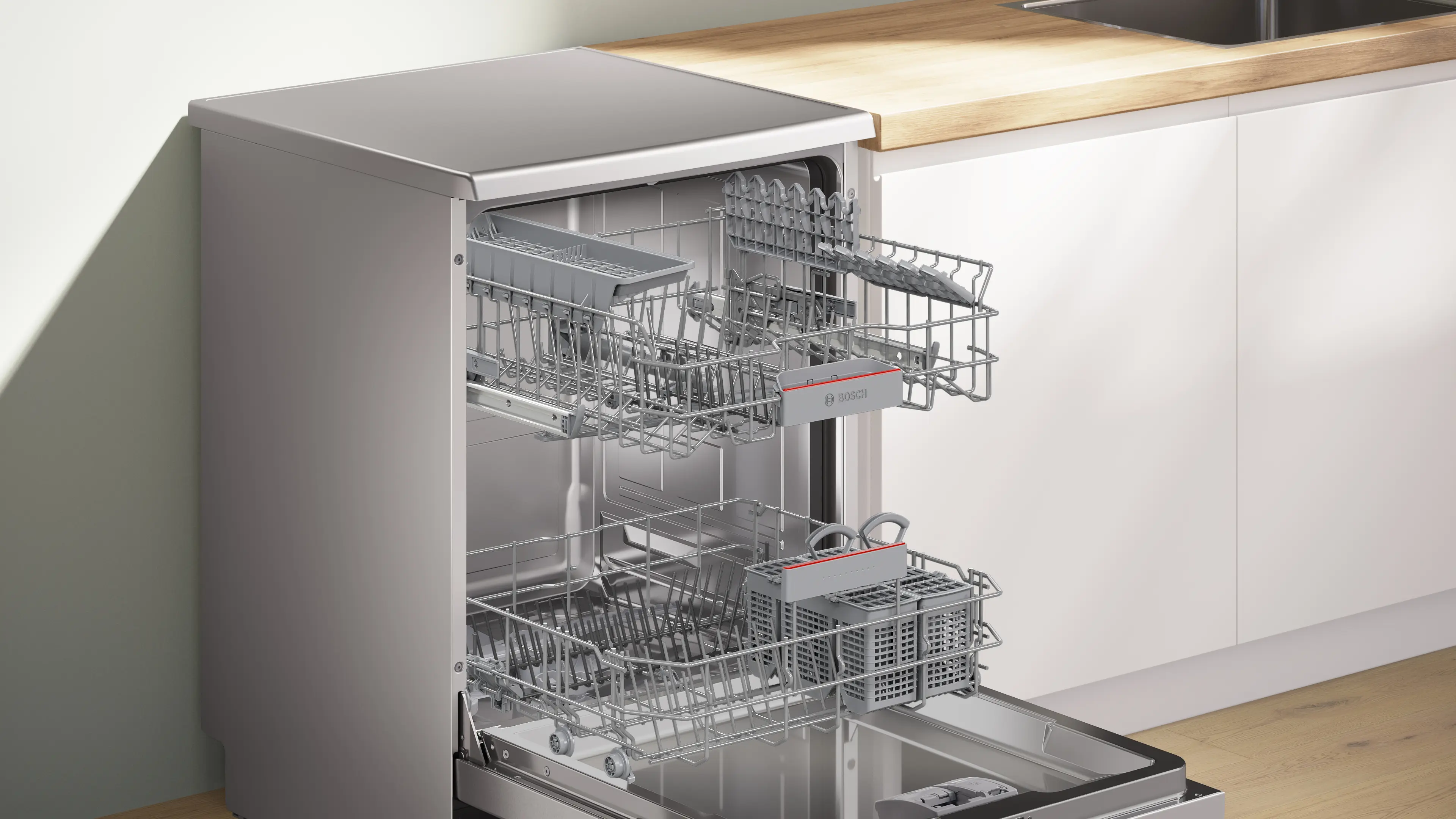 Bosch Series 6 free-standing dishwasher SMS6IKI01I: Product feature