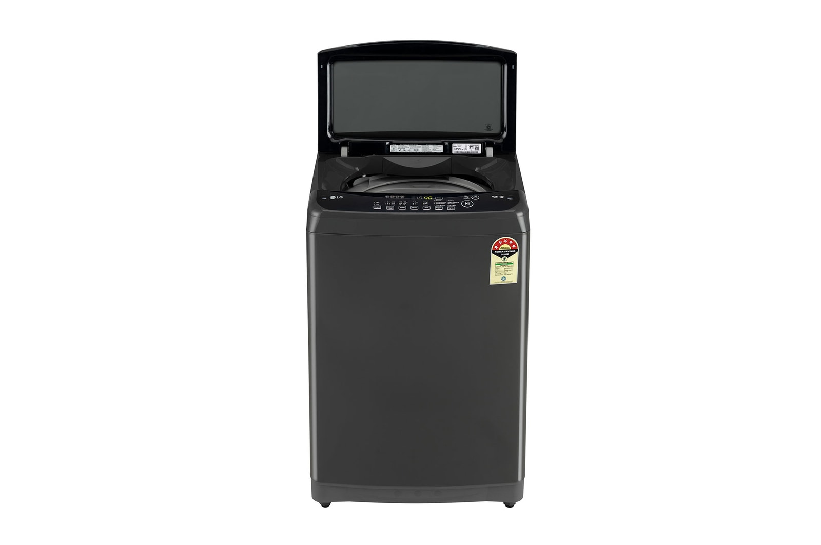 LG 8 Kg Top Load Washing Machine with Smart Inverter Motor, TurboDrum, Middle Black, 5 Star - T80SPMB1Z