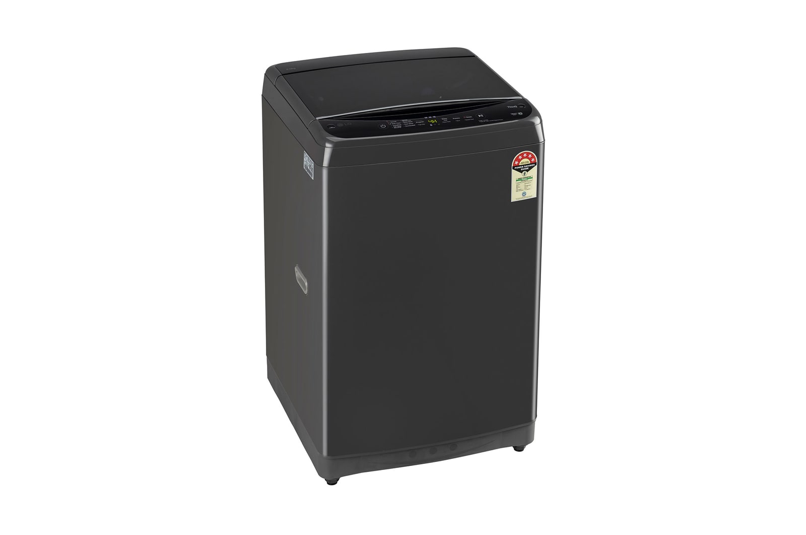 LG 9Kg Top Load Washing Machine, Smart Inverter Motor, In-built Heater, Middle Black, 5 Star
