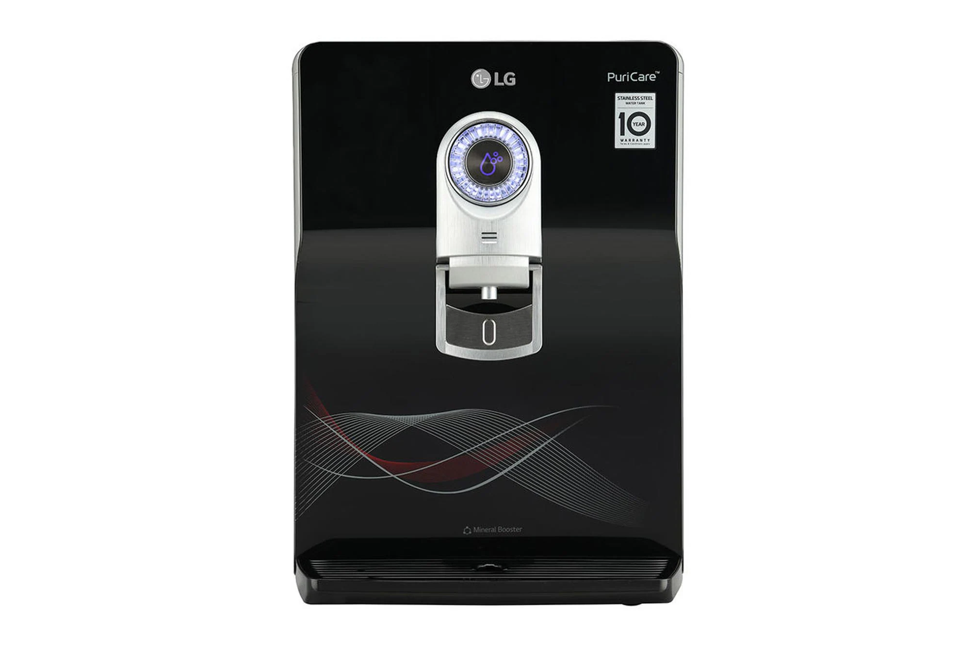 LG 8L RO+UV+UF+Mineral Booster Water Purifier with Steel Tank, Black - WW184ETB | LG India