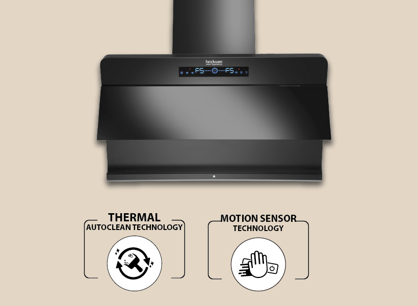 Hindware Florence Autoclean 90 Kitchen Chimney: Product feature