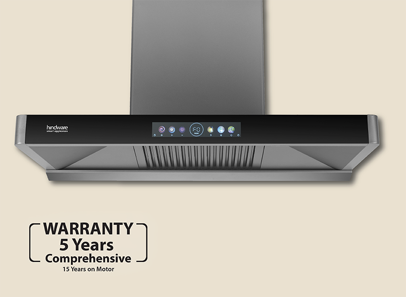 Hindware Marcella Autoclen 90 Kitchen Chimney: Product feature