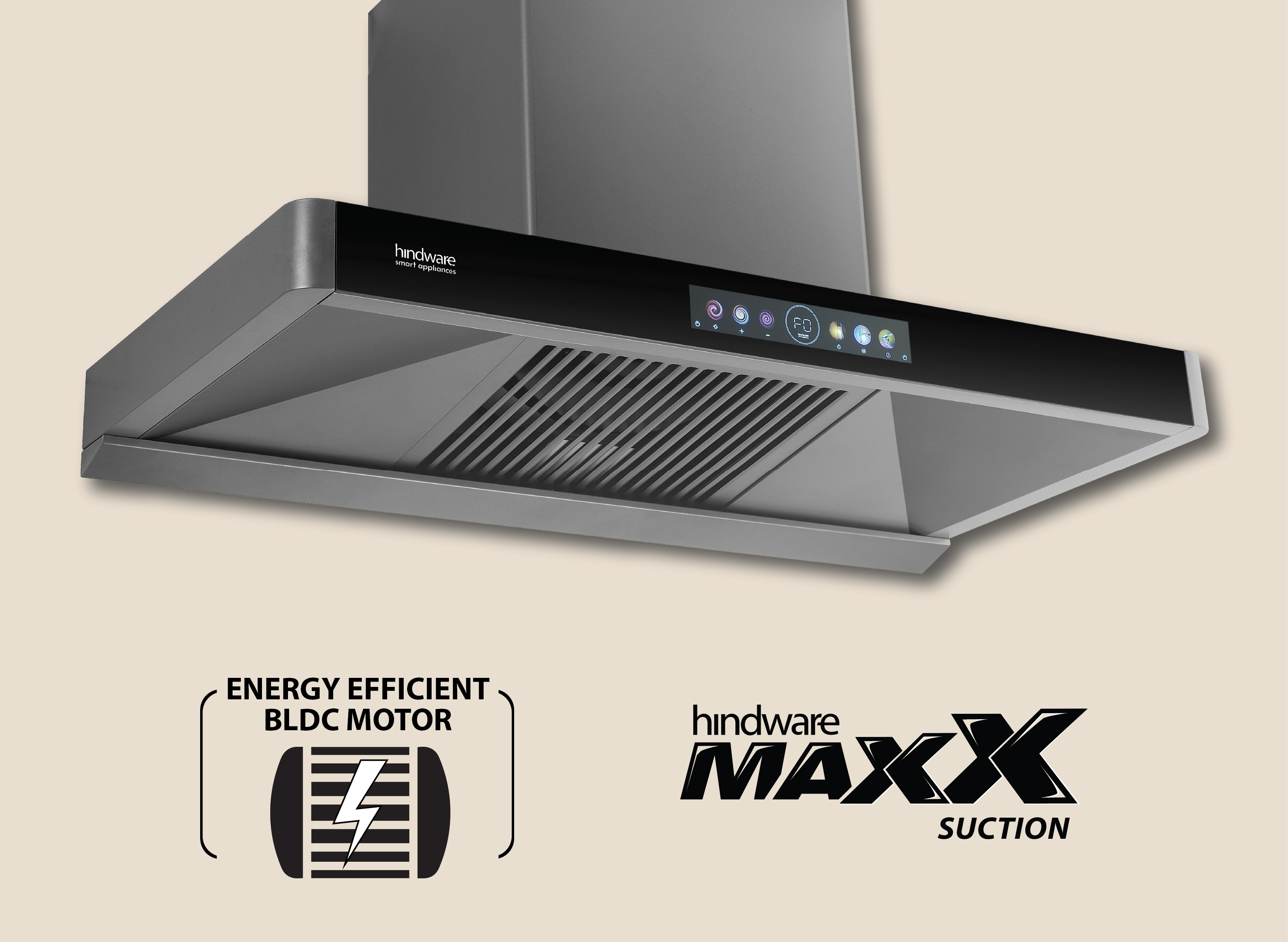 Hindware Marcella Autoclen 90 Kitchen Chimney: Product feature