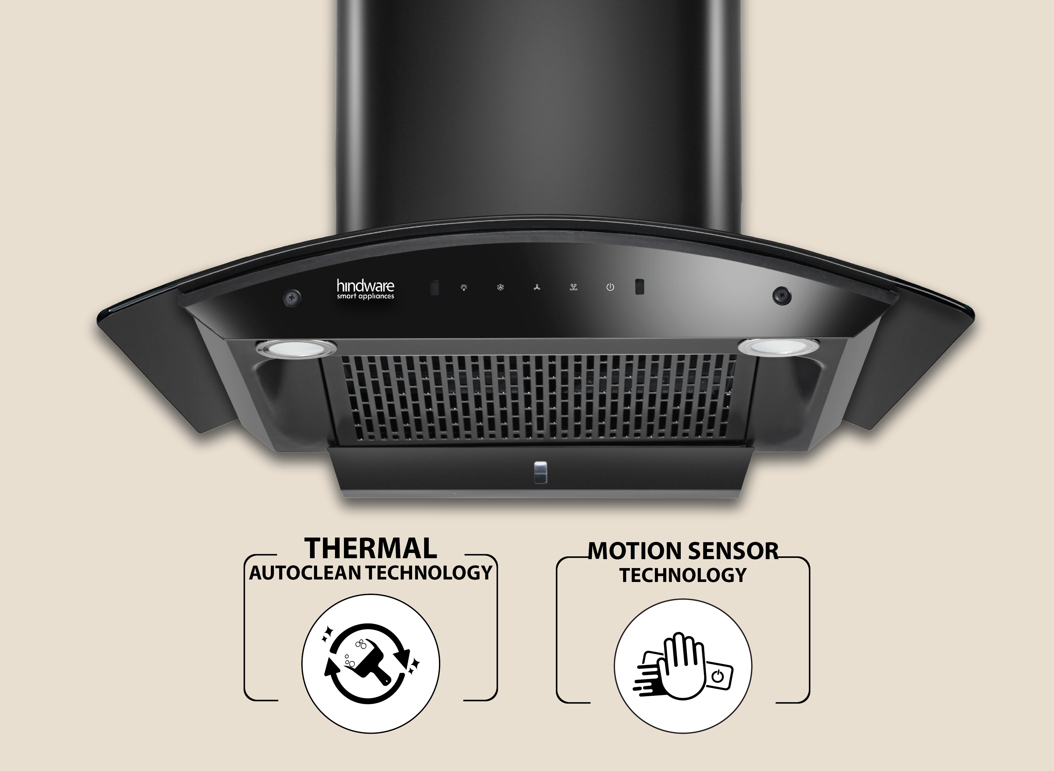 Hindware Celesia Autoclean 60 Kitchen Chimney: Product feature