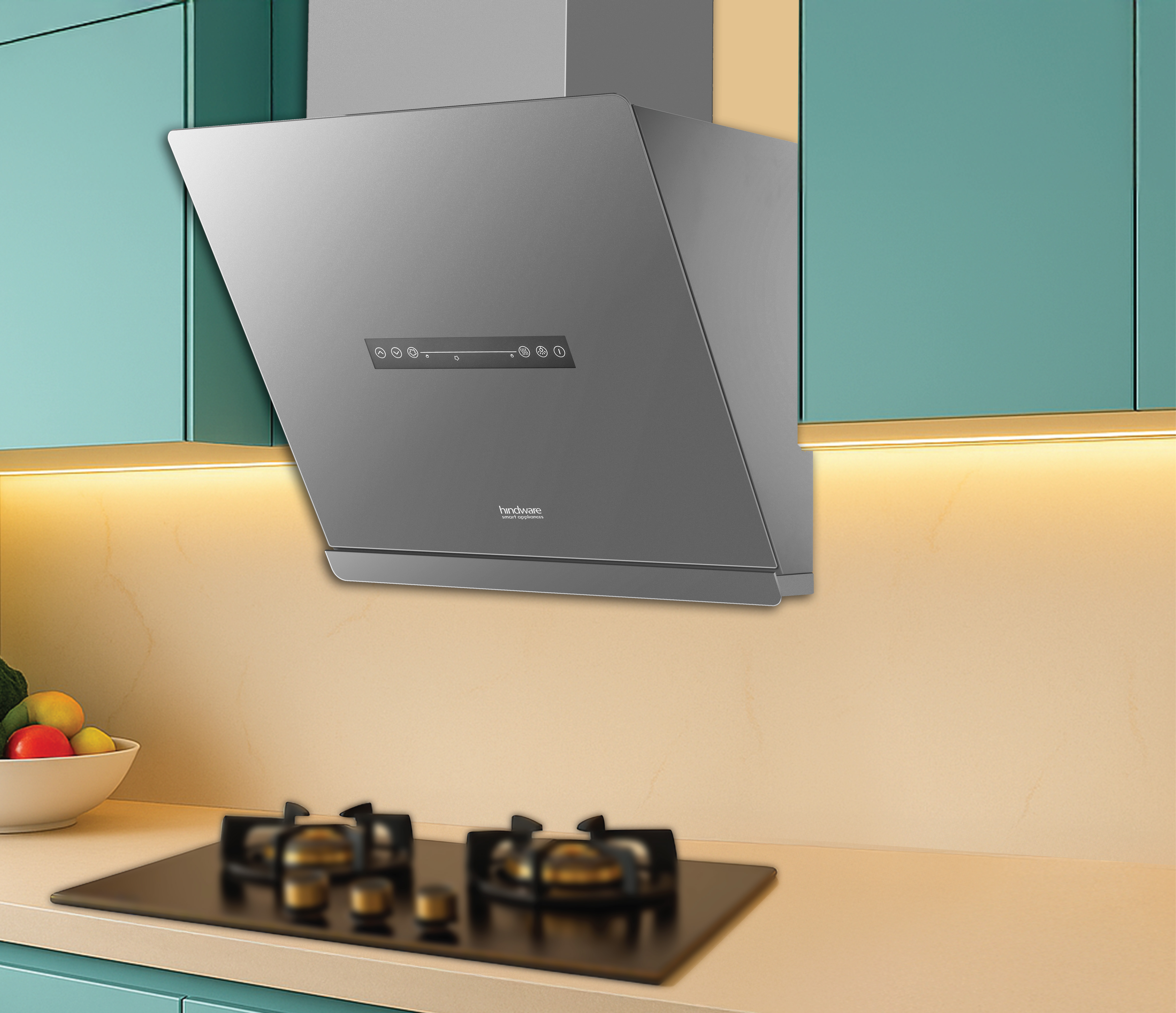 Hindware Serena Plus Grey AC 75 Kitchen Chimney